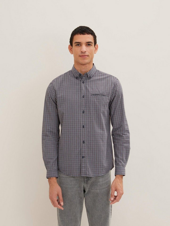 TOM TAILOR Langarmhemd von TOM TAILOR Men Plus