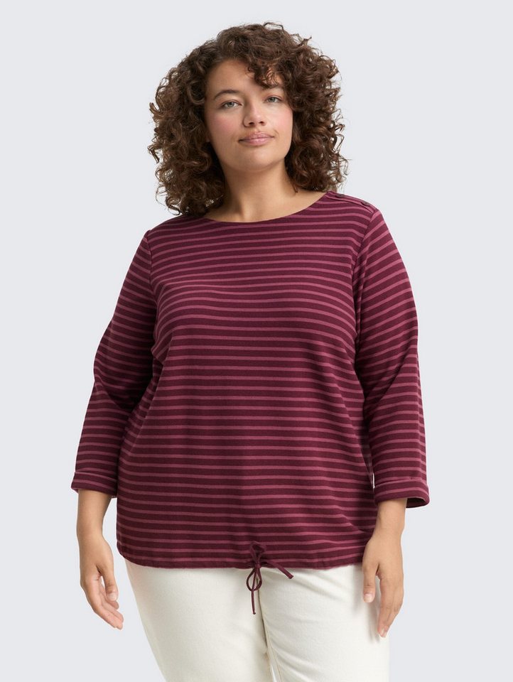 TOM TAILOR PLUS 3/4-Arm-Shirt Plus Size - Langarmshirt mit Knopf-Details Plus Size - Langarmshirt mit Knopf-Details TOM TAILOR PLUS 3/4-Arm-Shirt Plus Size - Langarmshirt mit Knopf-Details Plus Size - Langarmshirt mit Knopf-Details von TOM TAILOR PLUS