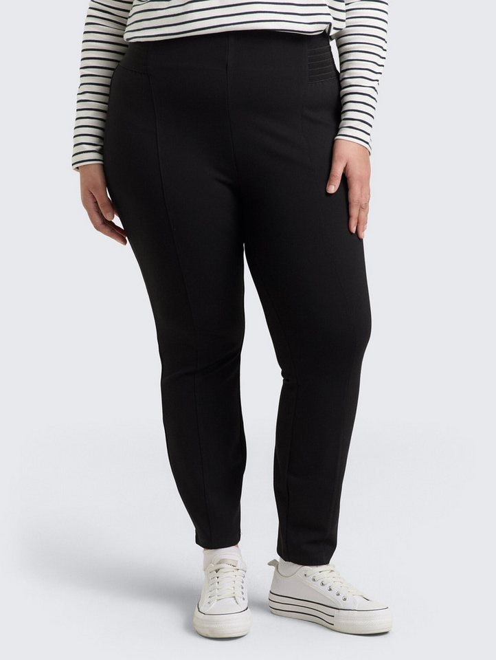 TOM TAILOR PLUS 7/8-Hose Hosen & Chino Plus Size - Treggings Hose mit elastischem Bund von TOM TAILOR PLUS