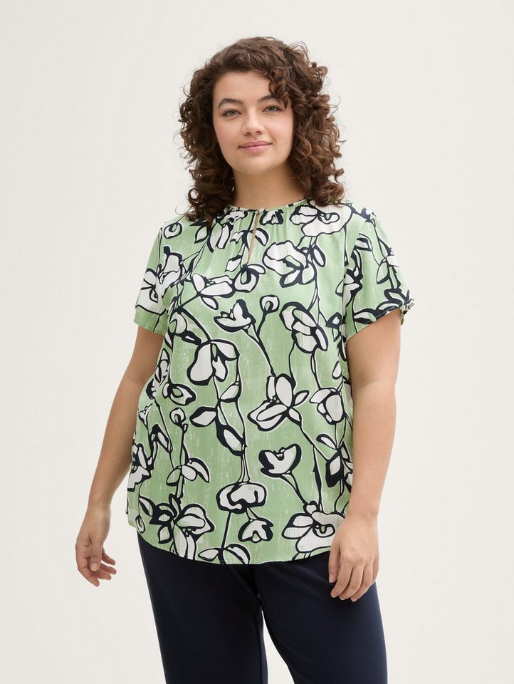 TOM TAILOR PLUS Blusentop Plus Size - Bluse aus Viskose Plus Size - Bluse aus Viskose von TOM TAILOR PLUS