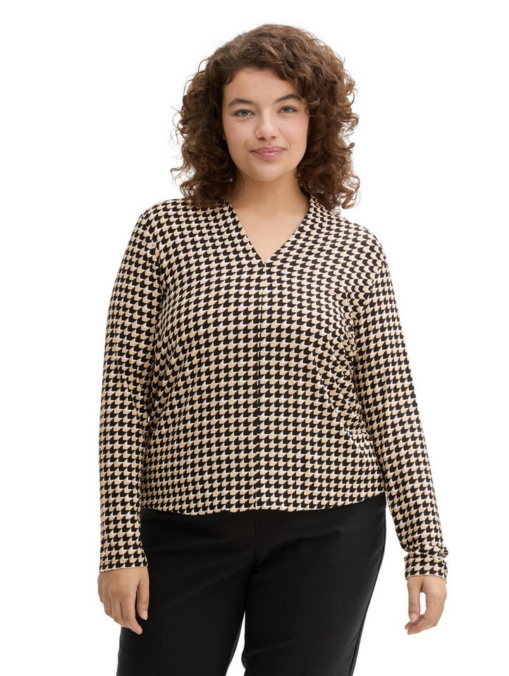 TOM TAILOR PLUS Langarmshirt mit Muster von TOM TAILOR PLUS