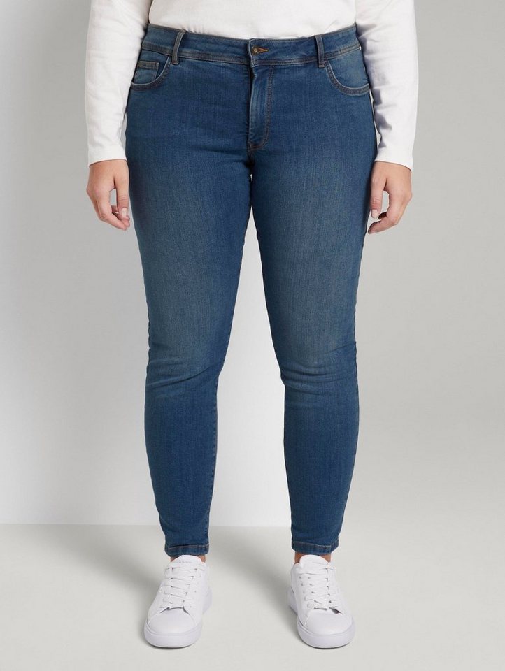 TOM TAILOR PLUS Skinny-fit-Jeans Jeanshosen Plus Size - TTPLUS SKINNY Jeans von TOM TAILOR PLUS