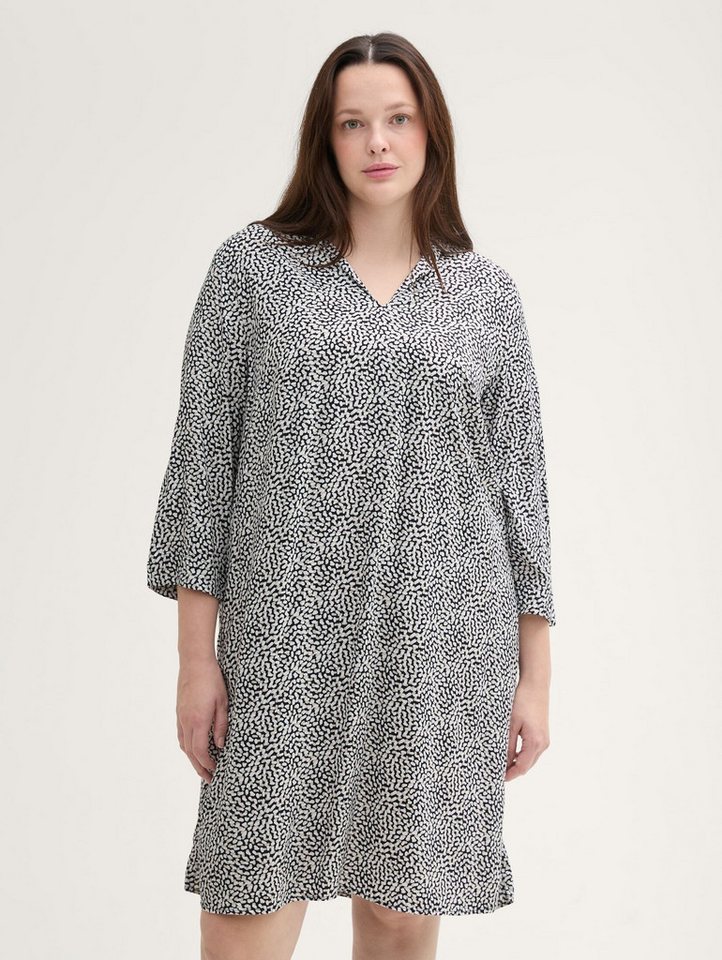 TOM TAILOR PLUS Sommerkleid Plus Size - Kleid mit livaeco™ BY BIRLA CELLULOSE von TOM TAILOR PLUS