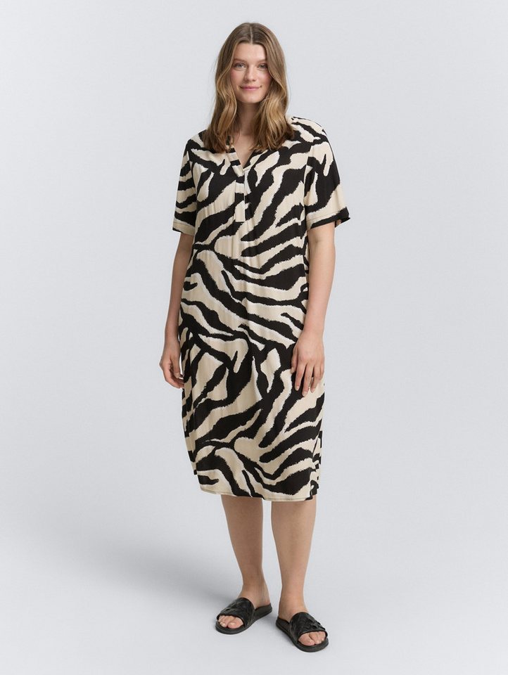 TOM TAILOR PLUS Sommerkleid Plus Size - Midi-Kleid aus Viskose Plus Size - Midi-Kleid aus Viskose von TOM TAILOR PLUS