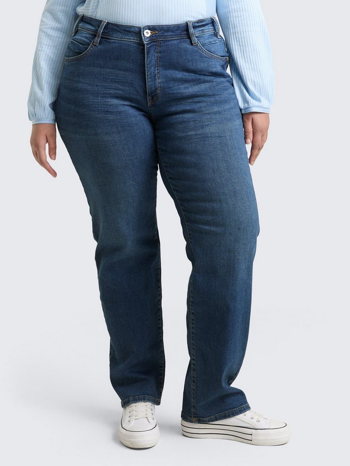 TOM TAILOR PLUS Straight-Jeans Plus Size - Straight Jeans Plus Size - Straight Jeans von TOM TAILOR PLUS