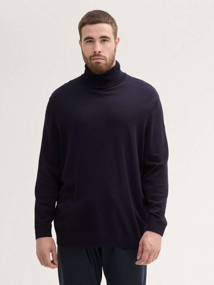 TOM TAILOR PLUS Strickpullover Plus Size - Basic Rollkragenpullover von TOM TAILOR PLUS