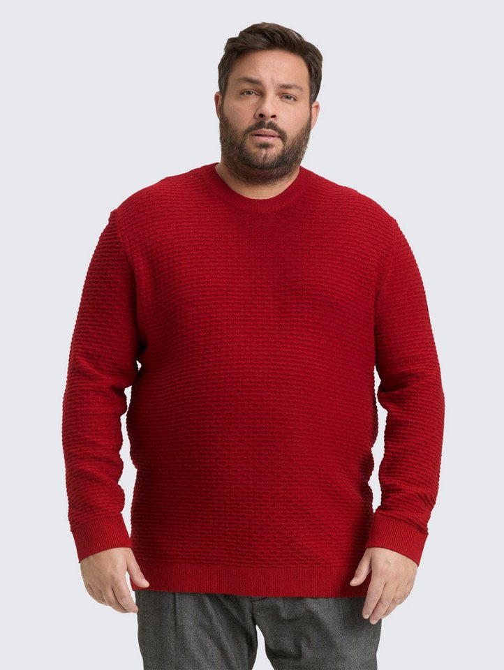 TOM TAILOR PLUS Strickpullover Pullover & Strickjacken Plus Size - Strickpullover mit Rundhalsausschnitt von TOM TAILOR PLUS