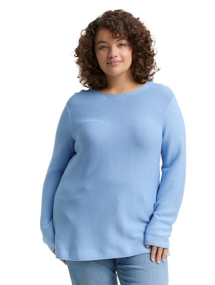 TOM TAILOR PLUS Strickpullover aus Bio-Baumwolle von TOM TAILOR PLUS