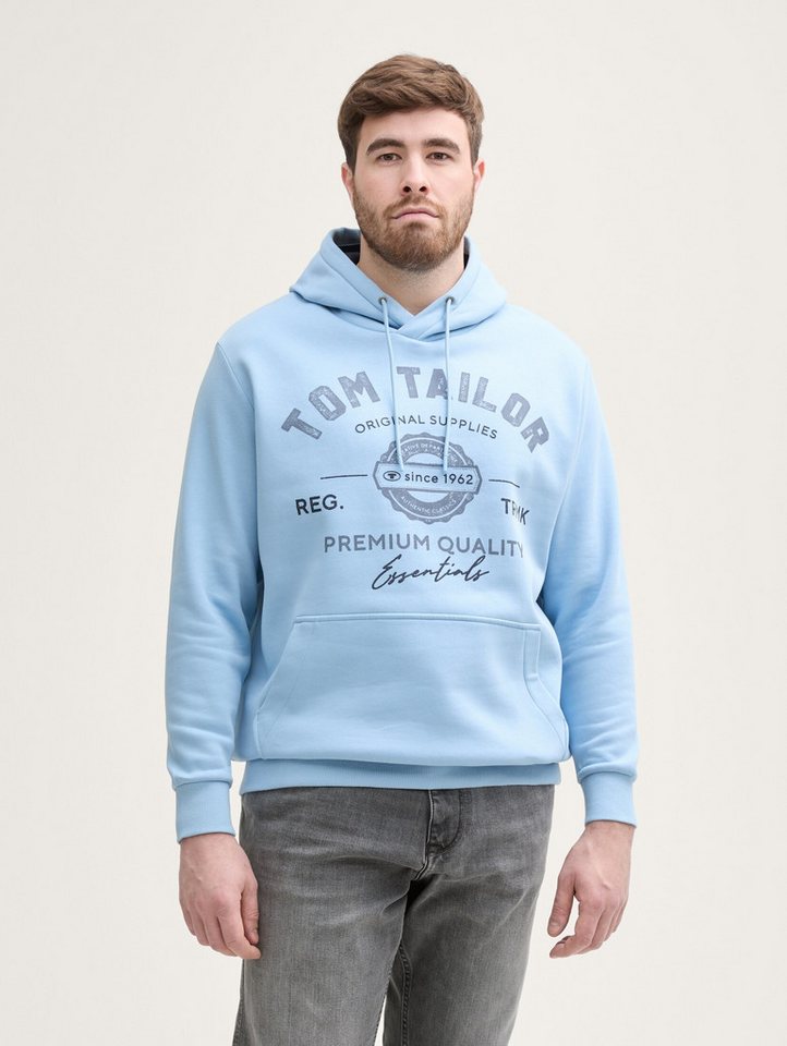 TOM TAILOR PLUS Sweatshirt Plus Size - Hoodie mit Logo Print Plus Size - Hoodie mit Logo Print von TOM TAILOR PLUS
