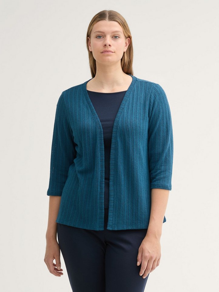 TOM TAILOR PLUS T-Shirt Plus - 3/4 Arm Cardigan von TOM TAILOR PLUS