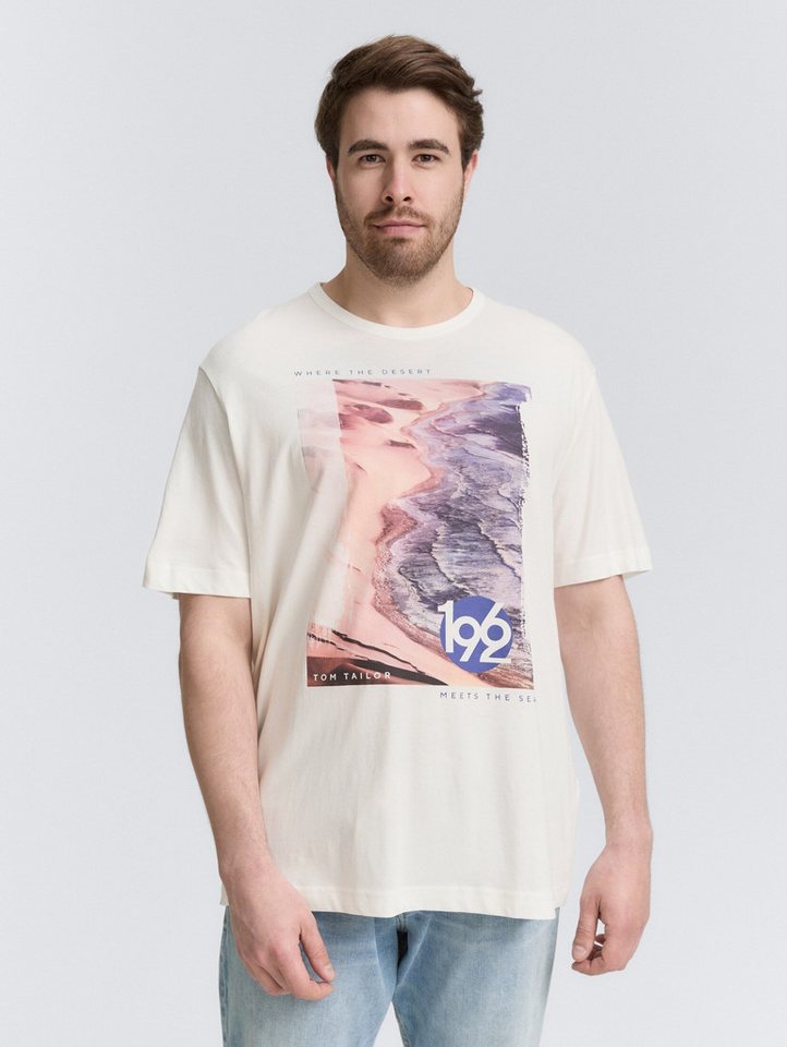 TOM TAILOR PLUS T-Shirt T-Shirt Plus Size - T-Shirt mit Foto-Print von TOM TAILOR PLUS