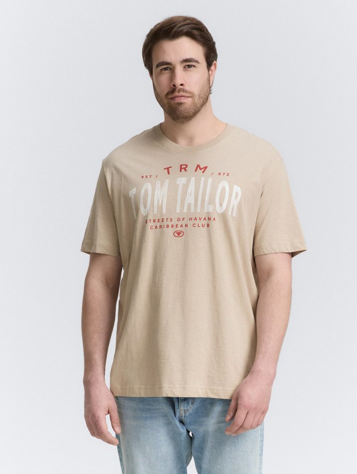 TOM TAILOR PLUS T-Shirt Plus Size -T-Shirt mit Logo-Print Plus Size -T-Shirt mit Logo-Print von TOM TAILOR PLUS