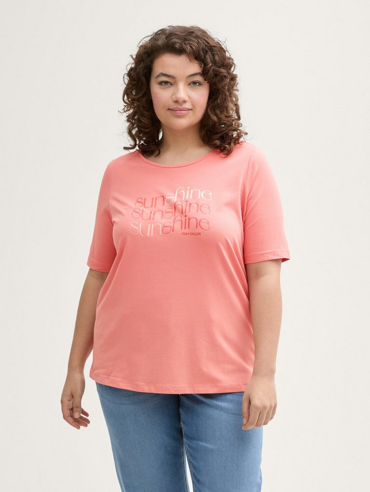 TOM TAILOR PLUS T-Shirt T-Shirt Plus Size - T-Shirt mit Print von TOM TAILOR PLUS