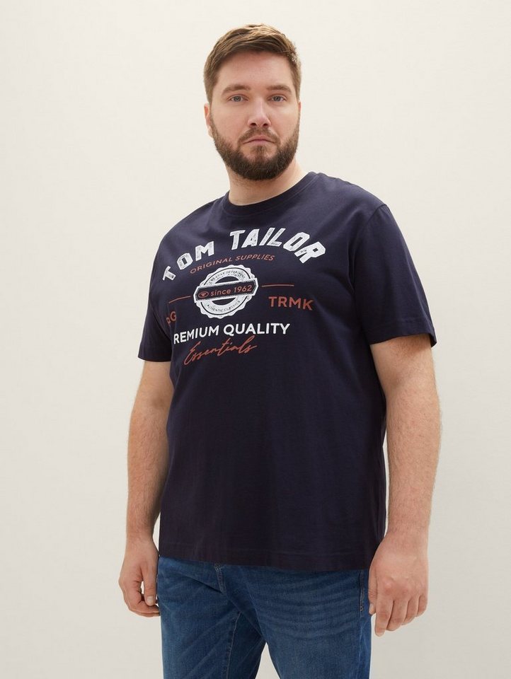 TOM TAILOR PLUS T-Shirt Plus Size - T-Shirt mit Logo Print Plus Size - T-Shirt mit Logo Print von TOM TAILOR PLUS