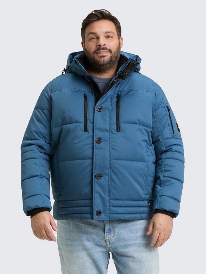 TOM TAILOR PLUS Winterjacke Jacken Plus Size - Pufferjacke mit abnehmbarer Kapuze von TOM TAILOR PLUS
