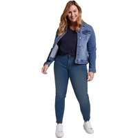 Große Größen: Skinny Jeans mit Bauch-Shaping-Effekt, blue Denim, Gr.44-54 von TOM TAILOR Plus