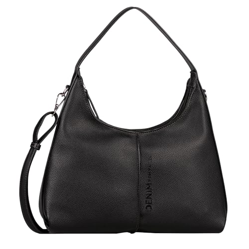 Tom Tailor Denim Enrica Damen Hobo Bag Schultertasche Mittelgroß Schwarz von TOM TAILOR Denim