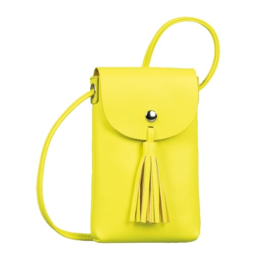 TOM TAILOR Denim Ida Damen Handytasche Umhängetasche Mittelgroß Gelb von TOM TAILOR Denim