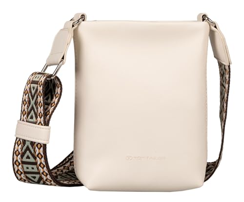 TOM TAILOR Palina Damen Handytasche Umhängetasche Mittelgroß Weiß von TOM TAILOR
