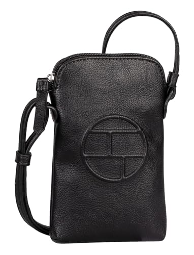 TOM TAILOR Rosabel Damen Handytasche Umhängetasche Mittelgroß Schwarz von TOM TAILOR