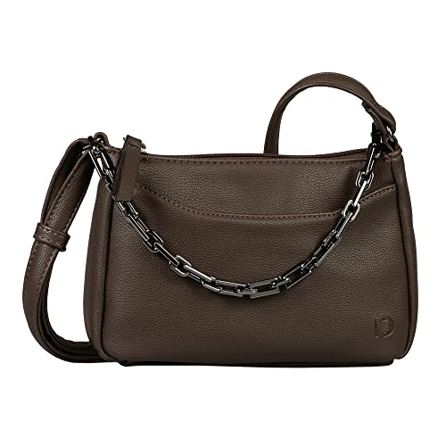 DENIM TOM TAILOR bags Cheryl Damen Umhängetasche Crossbody Bag Klein Braun von TOM TAILOR