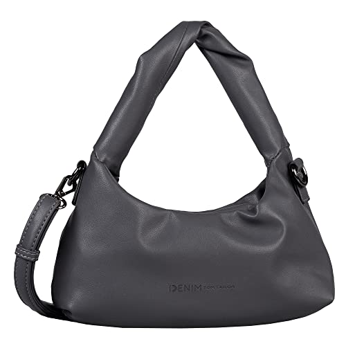 DENIM TOM TAILOR bags Elsa Damen Hobo Bag Schultertasche Klein Grau von TOM TAILOR