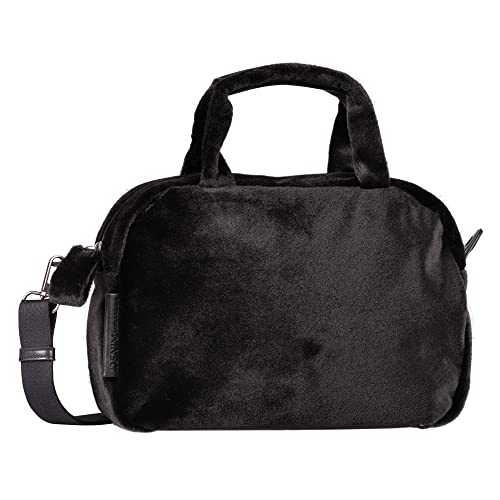 DENIM TOM TAILOR bags Klara Damen Bowling Bag Handtasche Mittelgroß Schwarz von TOM TAILOR