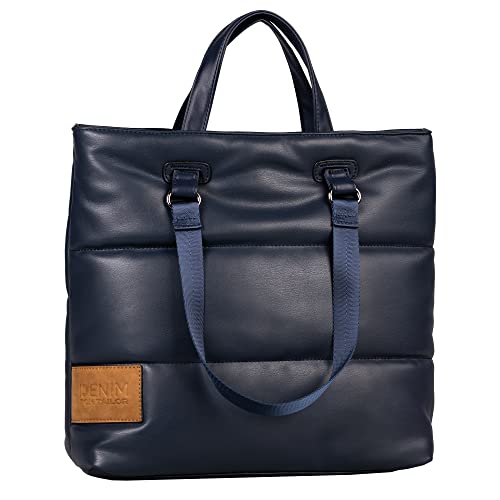 DENIM TOM TAILOR bags Maly Damen Shopper Umhängetasche Reißverschluss Groß Blau von TOM TAILOR