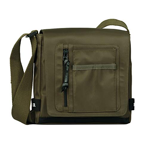 Denim TOM TAILOR bags TACOMA Herren Umhängetasche S, khaki, 21x6,5x23 von TOM TAILOR