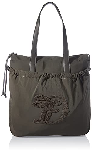 Denim TOM TAILOR bags WYONA Damen Shopper L, dark grey, 34x11x35.5 von TOM TAILOR