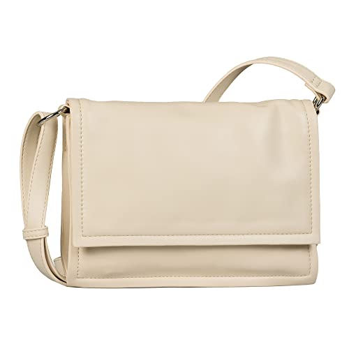 Denim TOM TAILOR bags - Womenswear EVELIN Damen Umhängetasche S, off white, 24x4x17,5 von TOM TAILOR