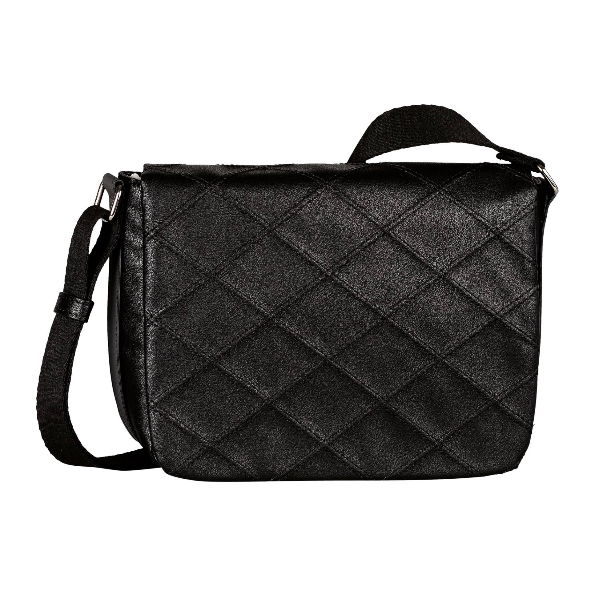 Skylar, Flap bag S no zip, black black von TOM_TAILOR