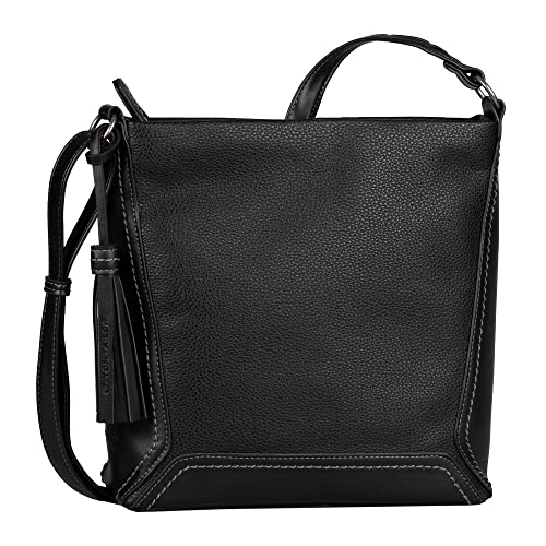 TOM TAILOR bags Isa Damen Umhängetasche Crossbody Bag Mittelgroß Schwarz von TOM TAILOR