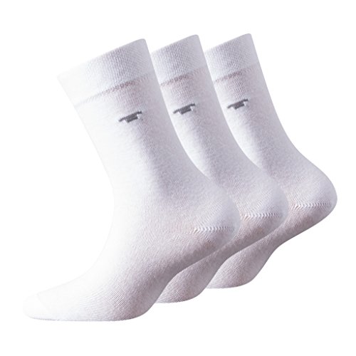 TOM TAILOR, Unisex - Kinder Socke 3 er Pack 9203, Gr. Weiß (white - 660 ), Gr. 35-38 von TOM TAILOR