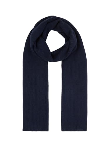 TOM TAILOR 1043443 Basic Winterschal, 13160-Knitted Navy Melange, OneSize von TOM TAILOR