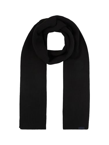 TOM TAILOR Herren 1043443 Basic Winterschal, 29999-Black, OneSize von TOM TAILOR