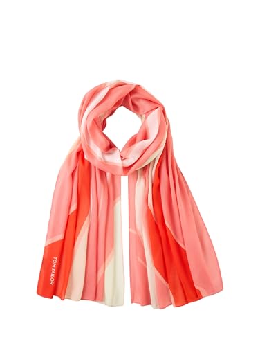 TOM TAILOR Damen 1046516 Schal, 38059-Red Abstract Scarf, OneSize von TOM TAILOR