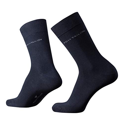 TOM TAILOR 2er Pack Men Basic Strumpf 9002 545 dark navy Doppelpack Strümpfe Socken, Size:43-46 von TOM TAILOR