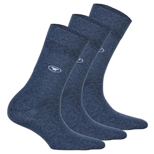 TOM TAILOR 3er Pack Damen Socken - Basic, einfarbig Blau 35-38 von TOM TAILOR