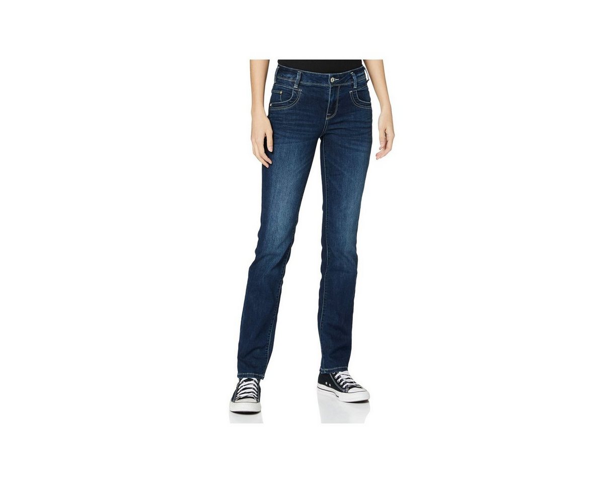 TOM TAILOR 5-Pocket-Jeans Jeans_straightlegjeans für Damen in dunkelgrau (1-tlg) von TOM TAILOR