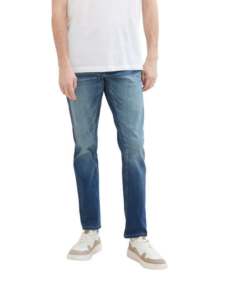 TOM TAILOR 5-Pocket-Jeans TTTAPERED Regular Jeans mit recycelter Baumwolle von TOM TAILOR