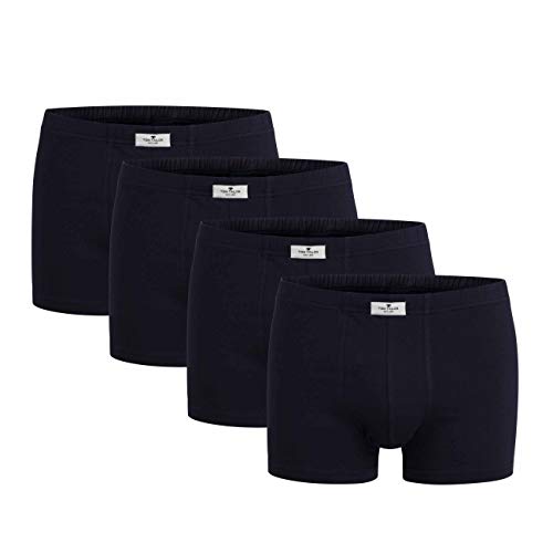 TOM TAILOR Boxershort 4er Pack Herren Basic Unterhosen aus natürlicher Baumwolle 5 von TOM TAILOR