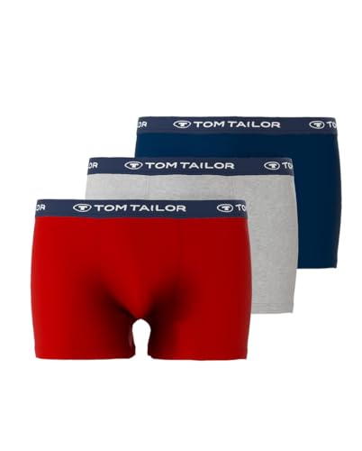 TOM TAILOR 70162 Buffer Hipster 6er Pack 420 rot mittel Uni M von TOM TAILOR