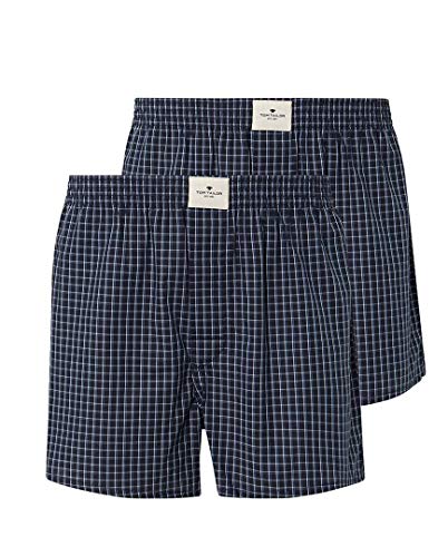 TOM TAILOR 70171 Wovenboxer 4er Pack Dark Blue S von TOM TAILOR