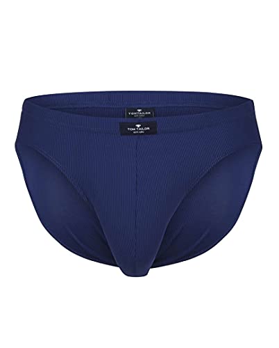 TOM TAILOR 7154 Slips 2er Pack Blue medium solid XL von TOM TAILOR