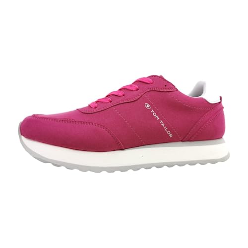 TOM TAILOR Damenschuhe Schnürschuhe Sportive Schnürer Rosa Freizeit, Schuhgröße:39 EU von TOM TAILOR