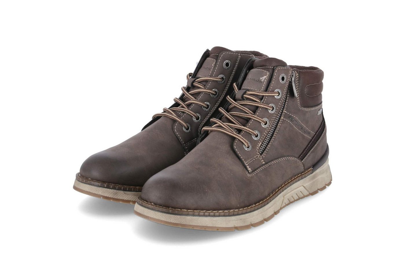 TOM TAILOR Tom Tailor 8480020002/01758 Herren Synthetik braun Schnürstiefel von TOM TAILOR