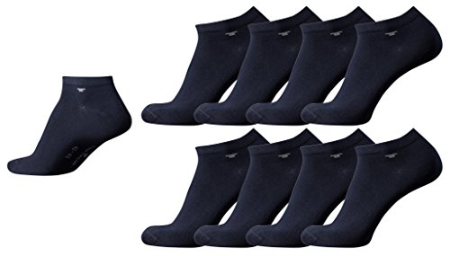 TOM TAILOR 8er Pack Sneaker Socken dunkel-blau Mehrpack Strümpfe Socks dark navy Füsslinge, Size:43-46 von TOM TAILOR