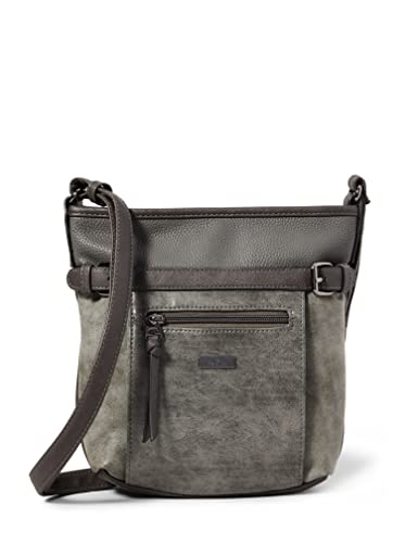 TOM TAILOR Juna Damen Umhängetasche Crossbody Bag Klein Grau von TOM TAILOR