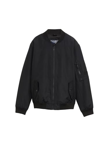 TOM TAILOR Alexa Straight Jeans, Black Denim, 29/30 von TOM TAILOR